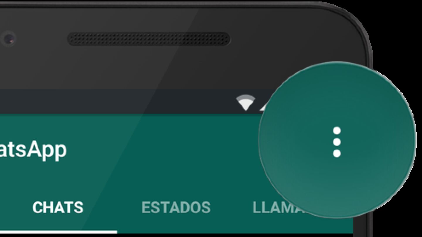Bot&oacute;n men&uacute; de Whatsapp