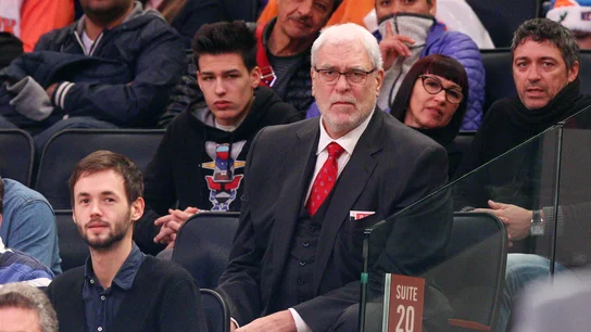 Phil Jackson, durante un partido de los Knicks Phil Jackson, durante un partido de los Knicks