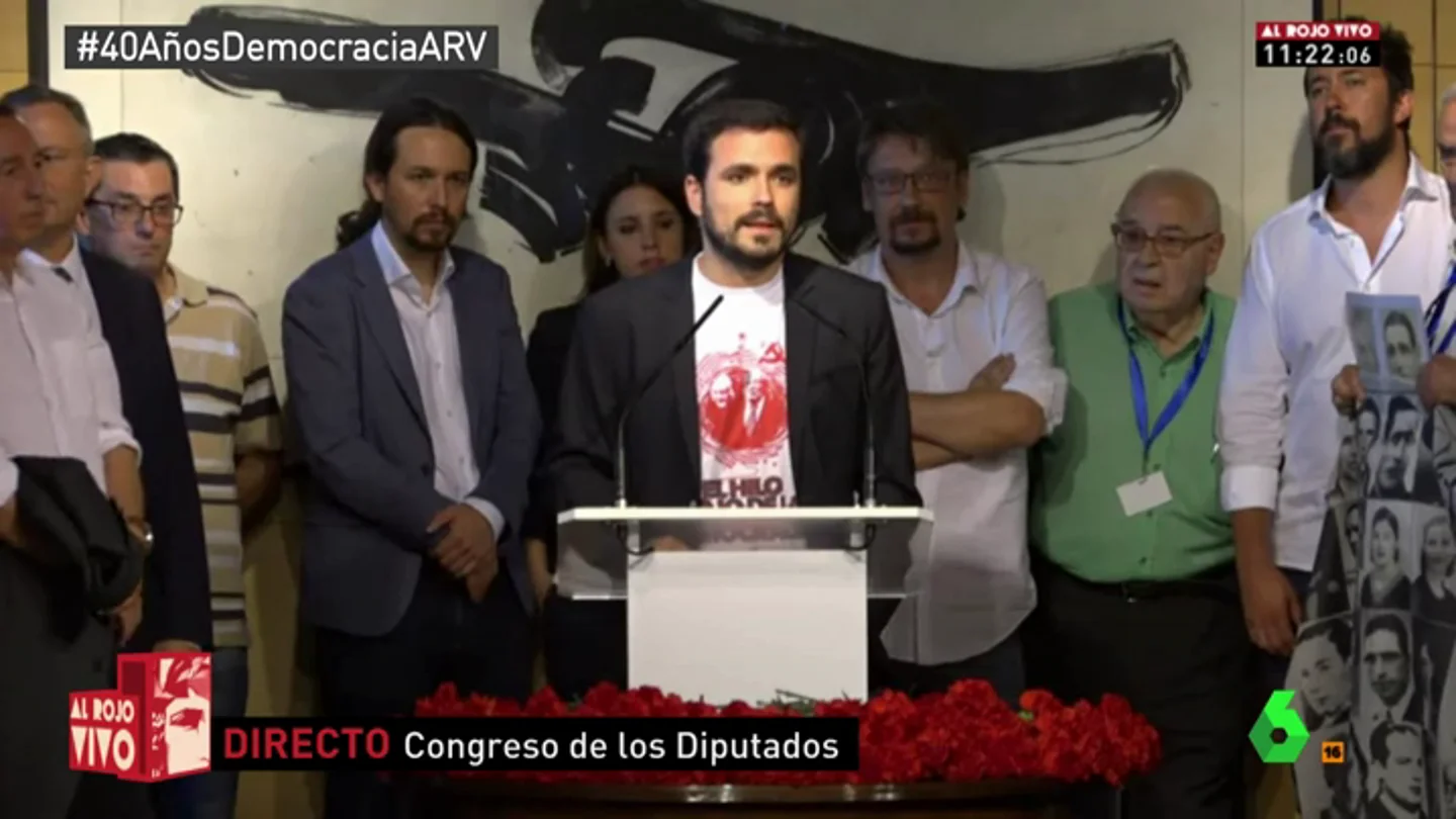 El diputado Alberto Garzón El diputado Alberto Garzón