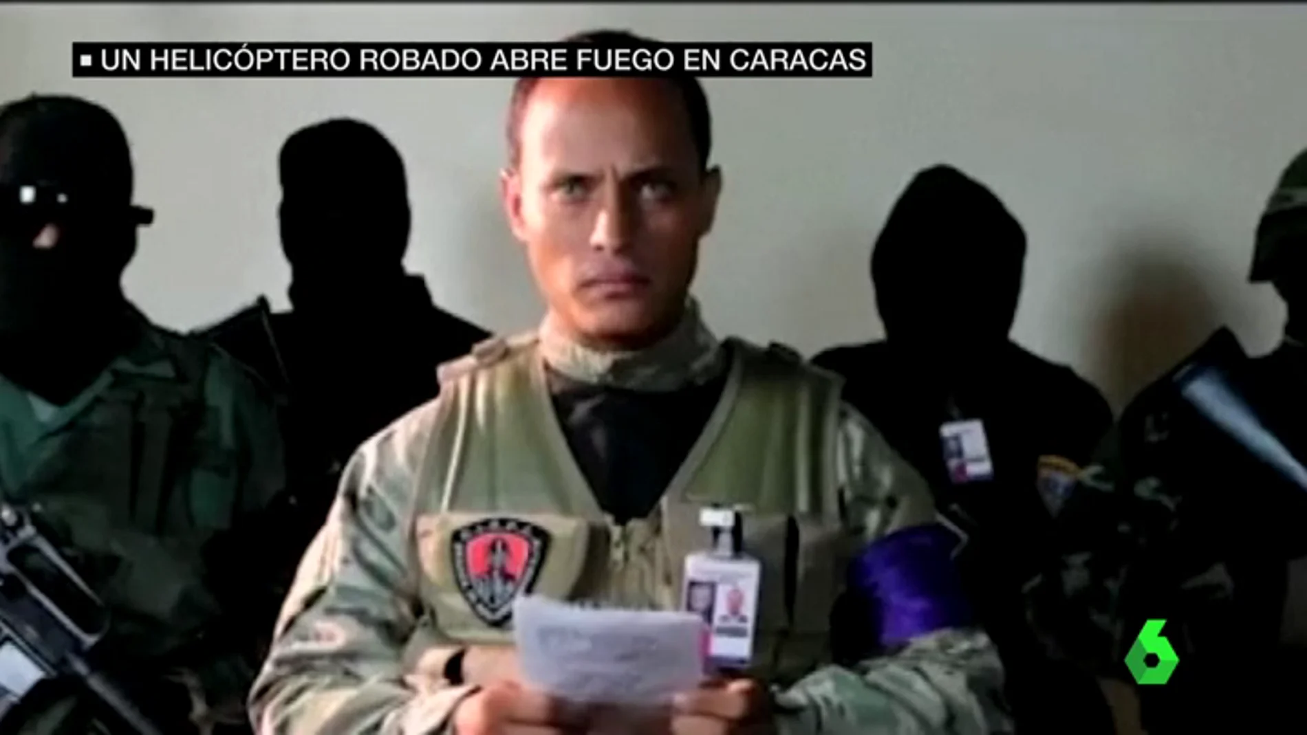 Óscar Pérez, el policía que disparó contra el ministerio de Interior venezolano
