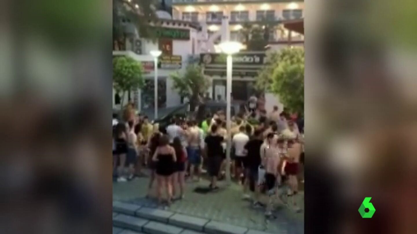 Nuevas y sorprendentes im&aacute;genes del turismo de borrachera que amenaza Mallorca