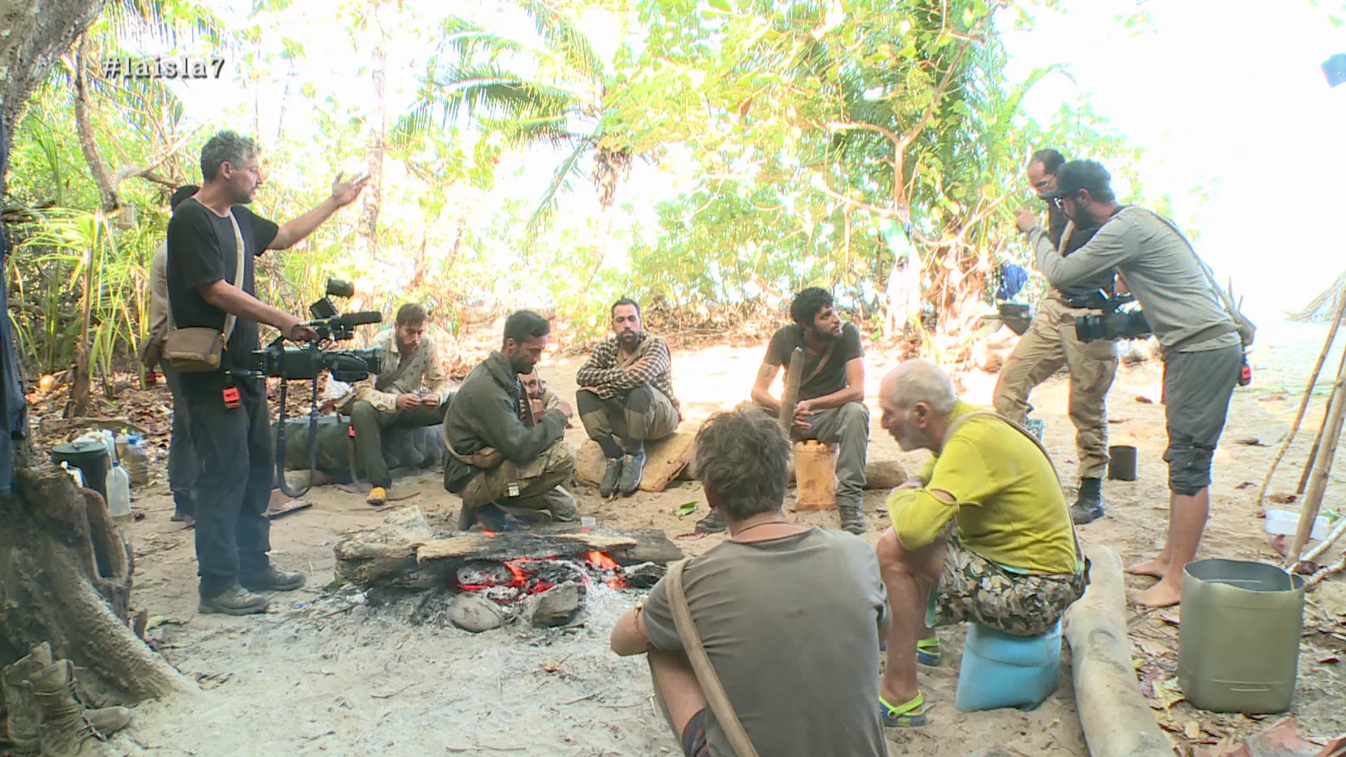 Fuerte discusión en La Isla