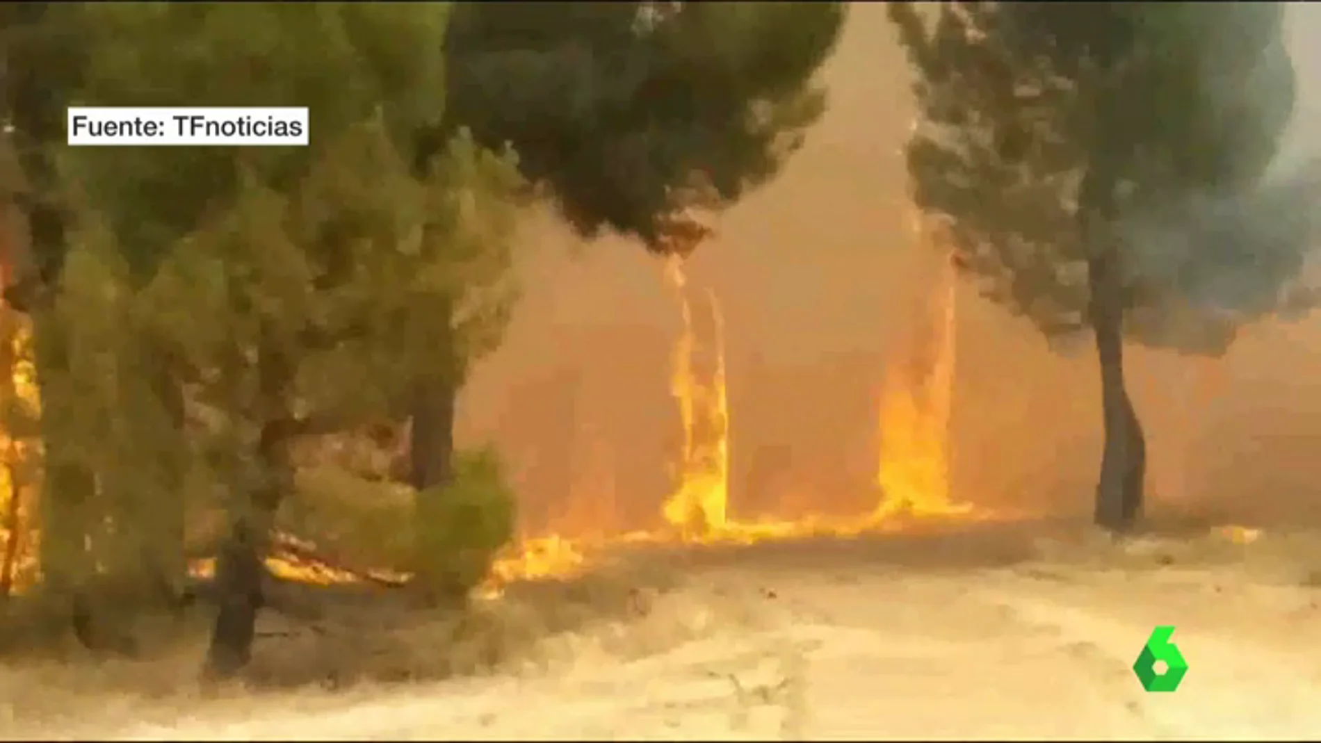 Incendio en Navalilla, Segovia
