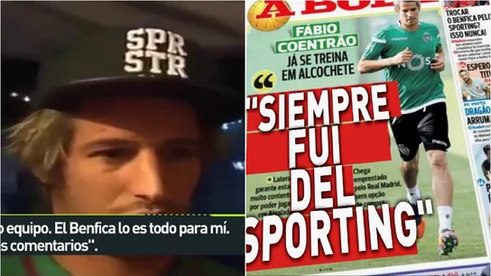 Coentrao y su declaración de amor al Benfica Coentrao y su declaración de amor al Benfica