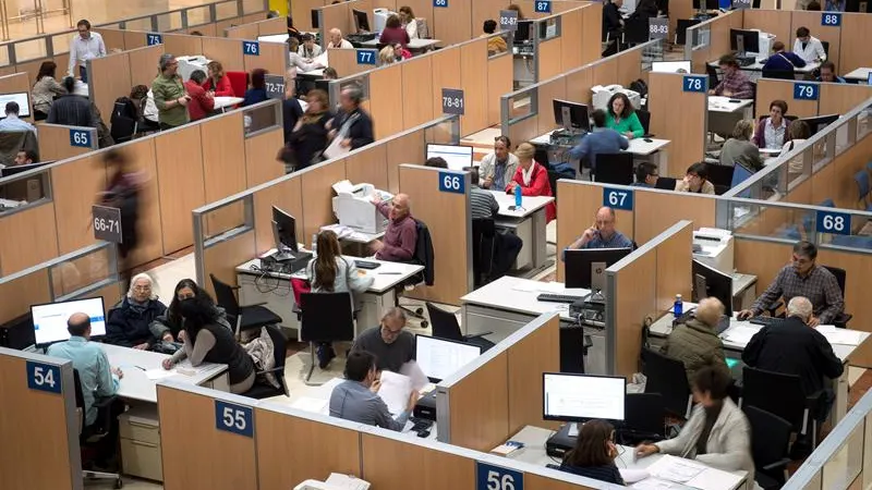 Vista de las instalaciones de la Delegación Especial de la Agencia Tributaria en Madrid