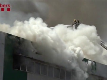 El incendio ha afectado a una nave de 1.200 metros cuadrados El incendio ha afectado a una nave de 1.200 metros cuadrados