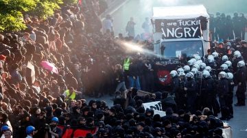 Protestas en Hamburgo