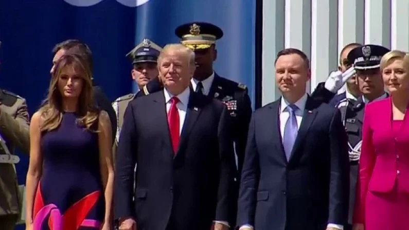 Trump en Polonia