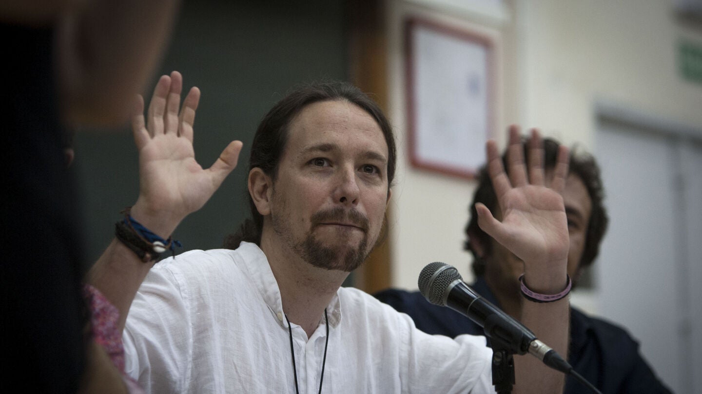 El l&iacute;der de Podemos, Pablo Iglesias