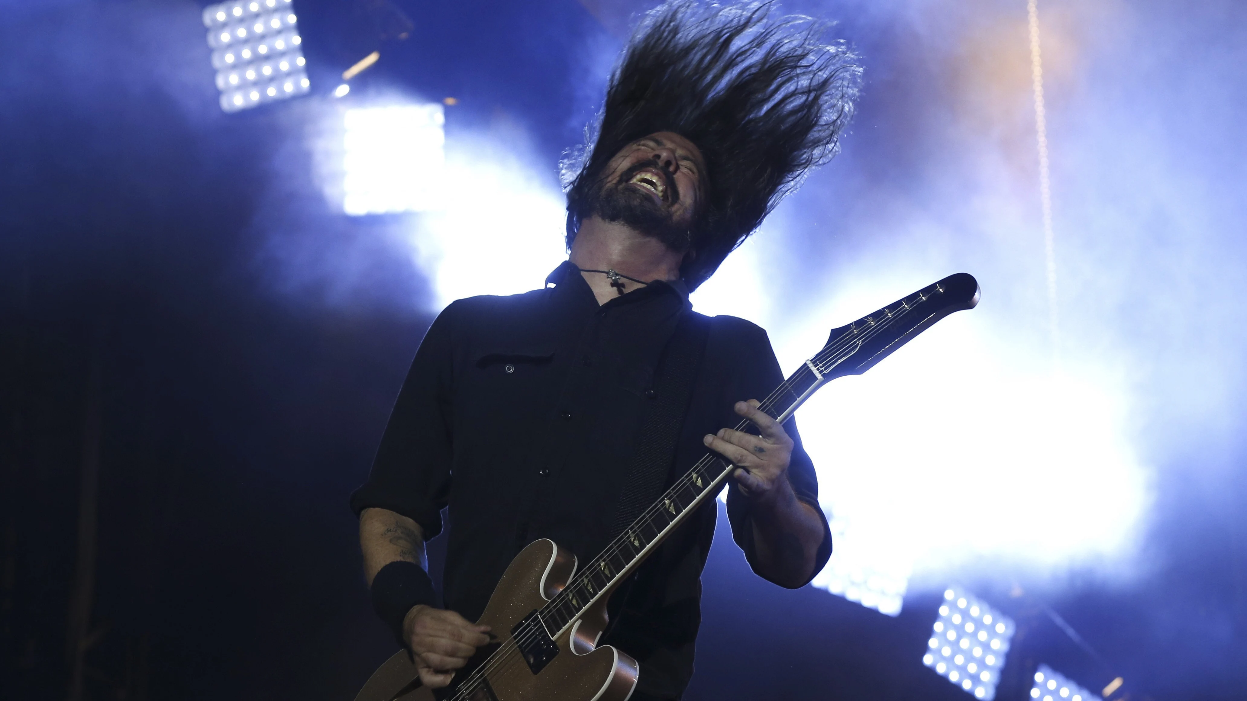 Dave Grohl, integrante de los Foo Fighters, en Mad Cool Dave Grohl, integrante de los Foo Fighters, en Mad Cool