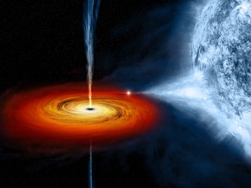 Los agujeros blancos son los inversos temporales de los negros, en lugar de capturar todo en su interior, lo expulsan. / NASA. Los agujeros blancos son los inversos temporales de los negros, en lugar de capturar todo en su interior, lo expulsan. / NASA.