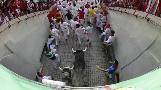 Primer encierro de San Fermín 2017 Primer encierro de San Fermín 2017