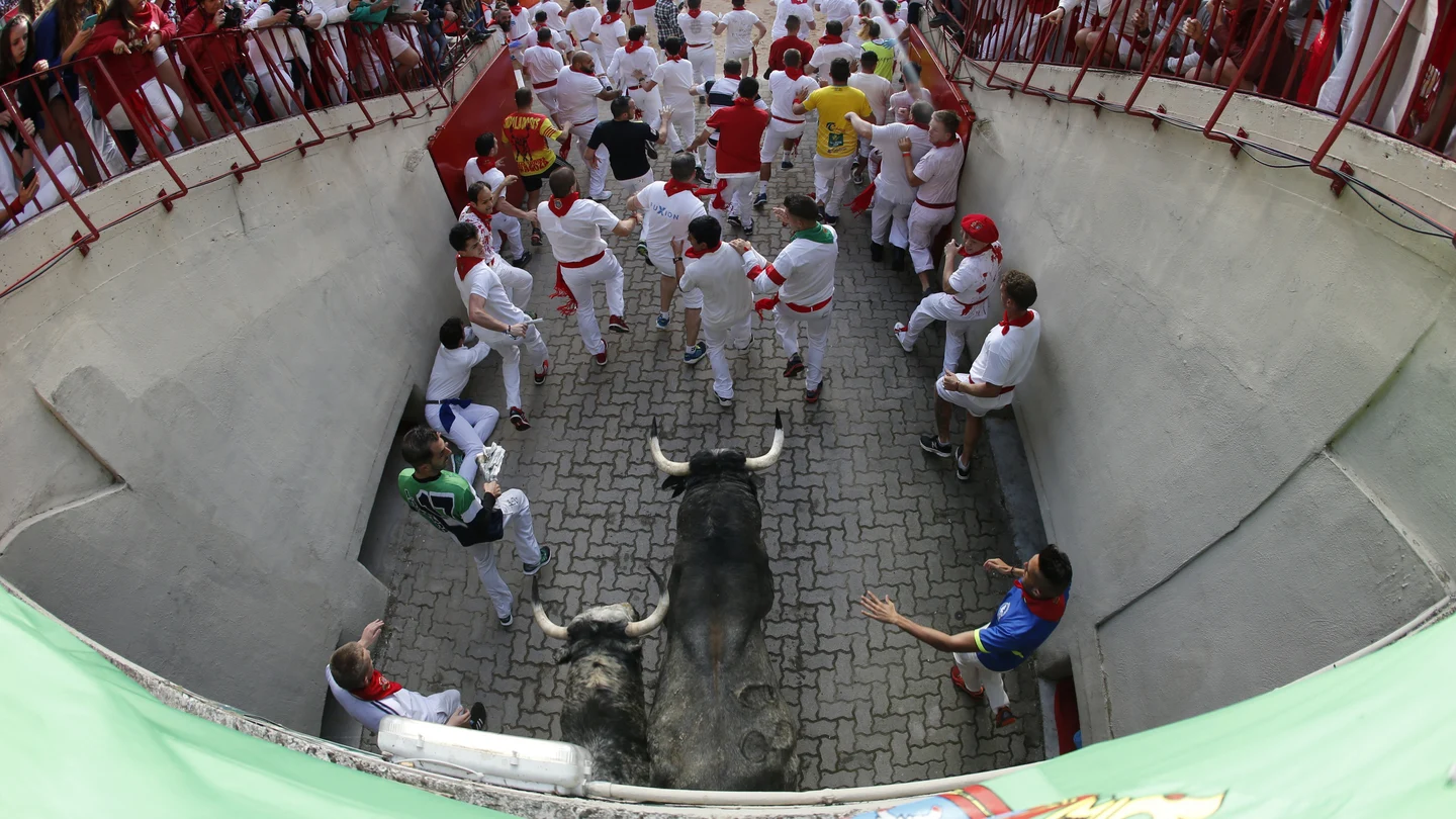 Primer encierro de San Fermín 2017 Primer encierro de San Fermín 2017