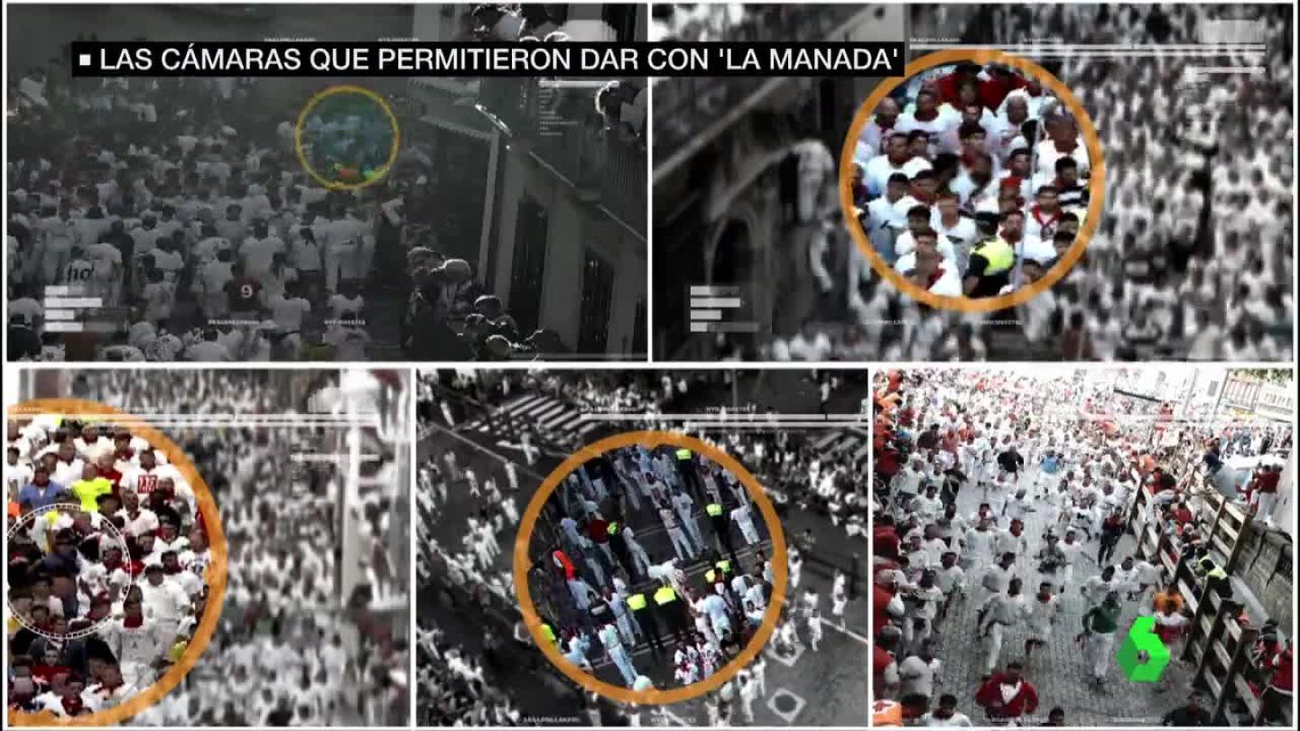 Las c&aacute;maras que permitieron dar con La Manada
