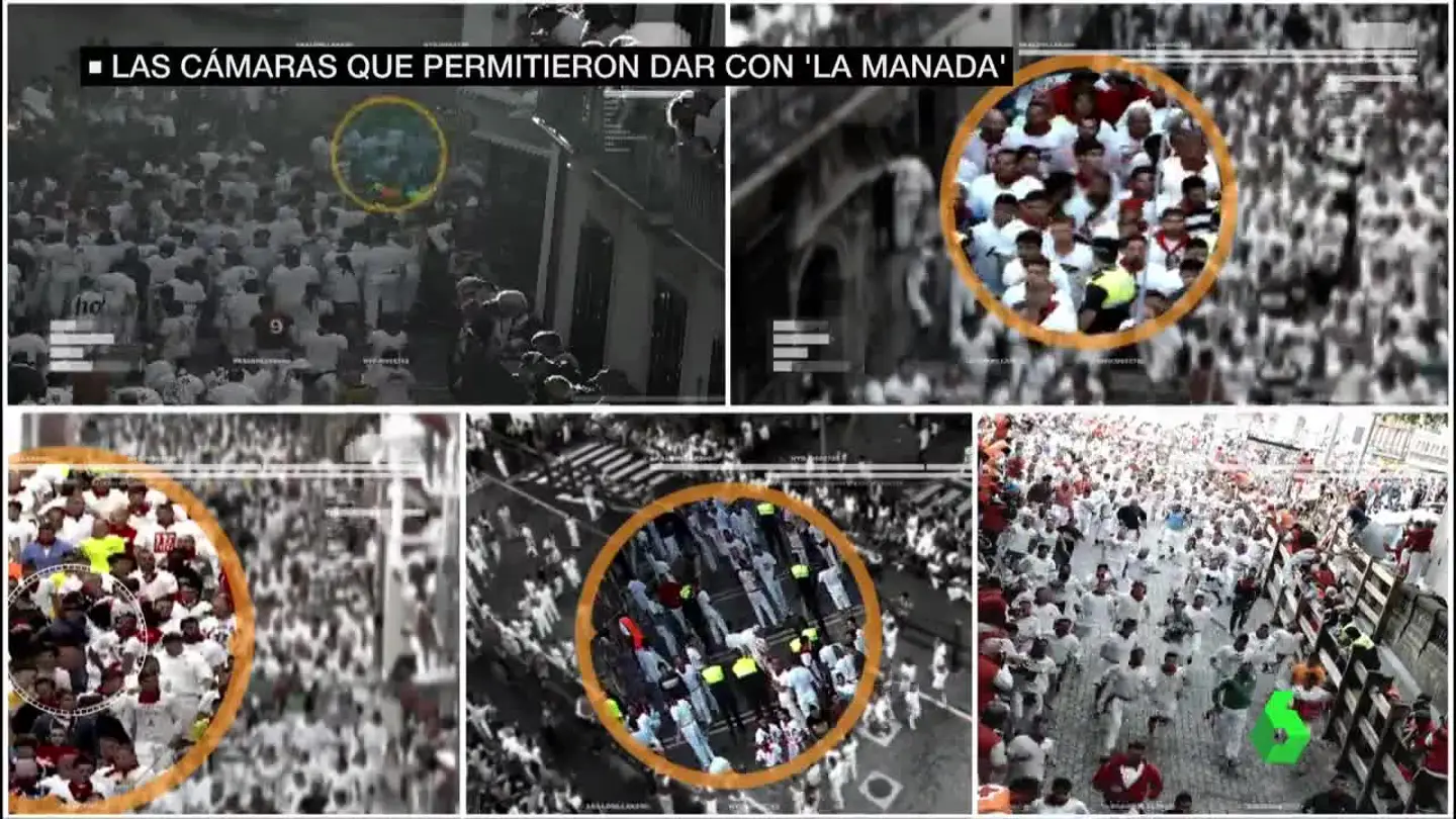 Las cámaras que permitieron dar con La Manada Las cámaras que permitieron dar con La Manada