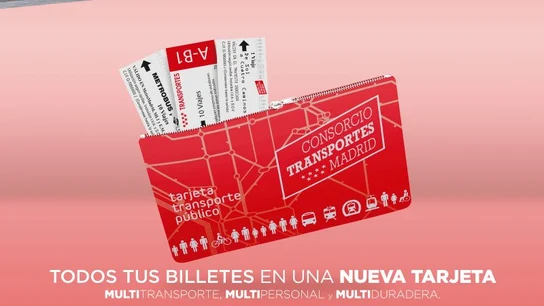 Tarjeta 'Multi' del metro de Madrid Tarjeta 'Multi' del metro de Madrid