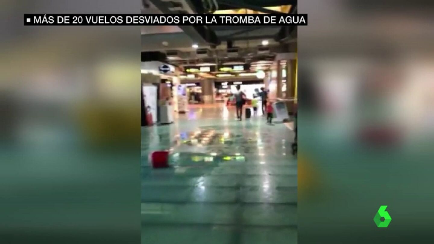 Agua en el aeropuerto de Barjas