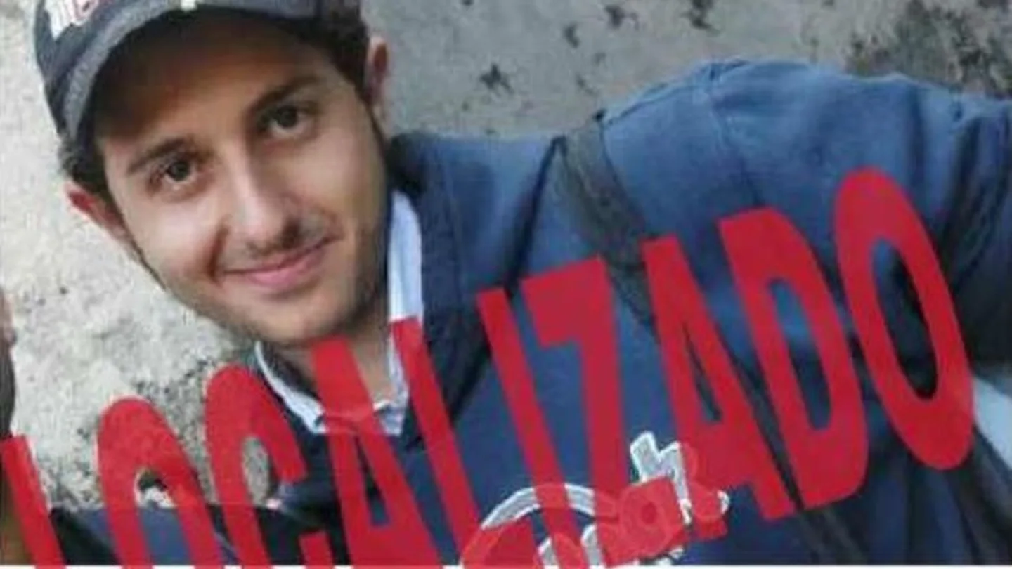 Imágenes del joven desaparecido. Imágenes del joven desaparecido.
