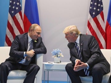 Putin y Trump en su encuentro durante el G20 Putin y Trump en su encuentro durante el G20