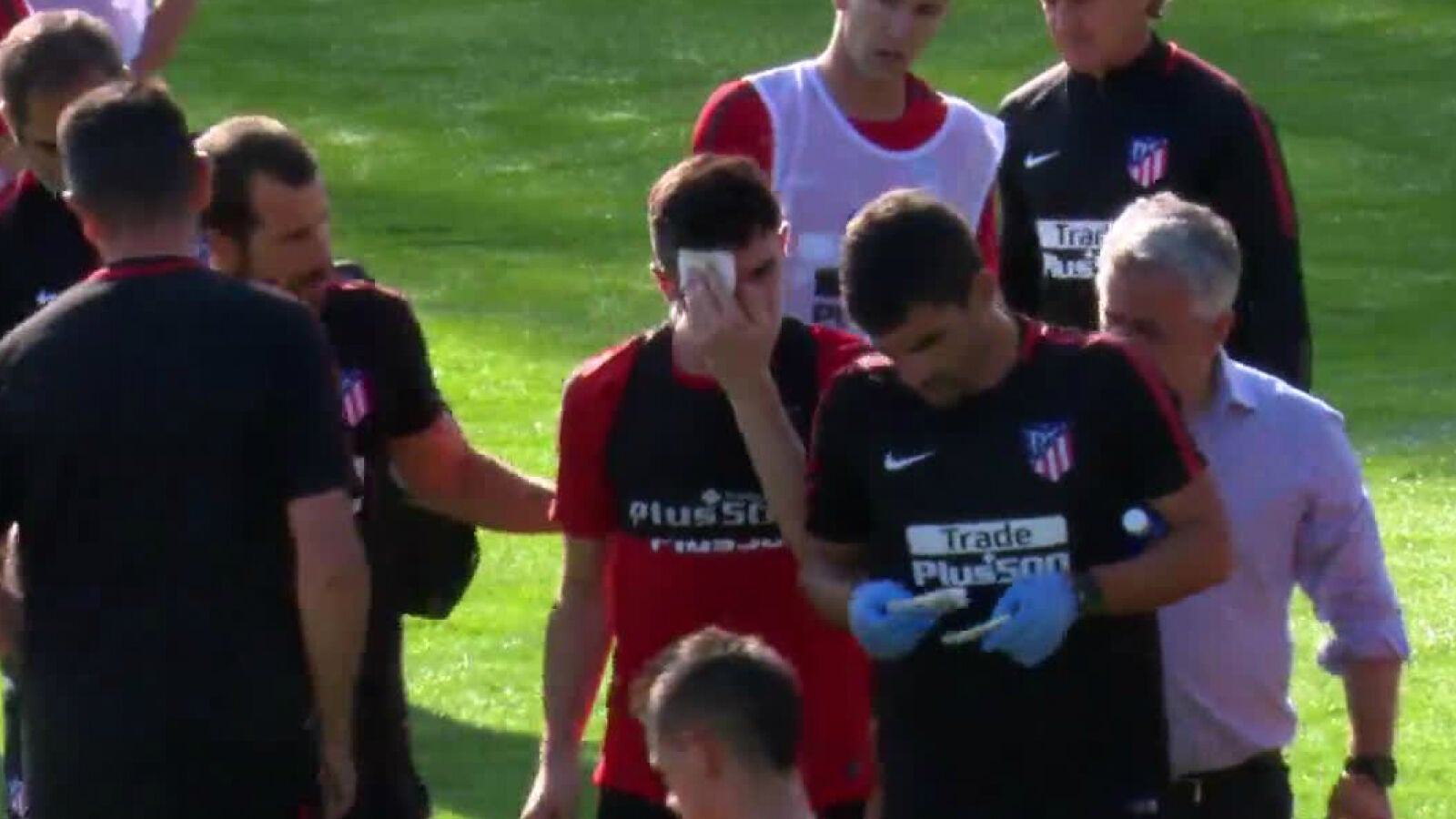 Rub&eacute;n Fern&aacute;ndez, con un corte en la ceja