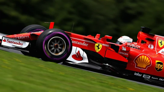 Vettel, en Austria Vettel, en Austria
