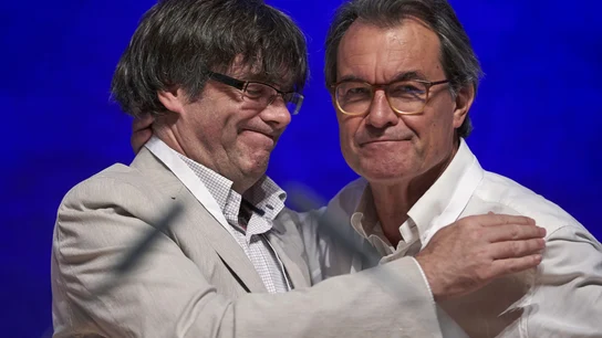 Carles Puigdemont y Artur Mas Carles Puigdemont y Artur Mas