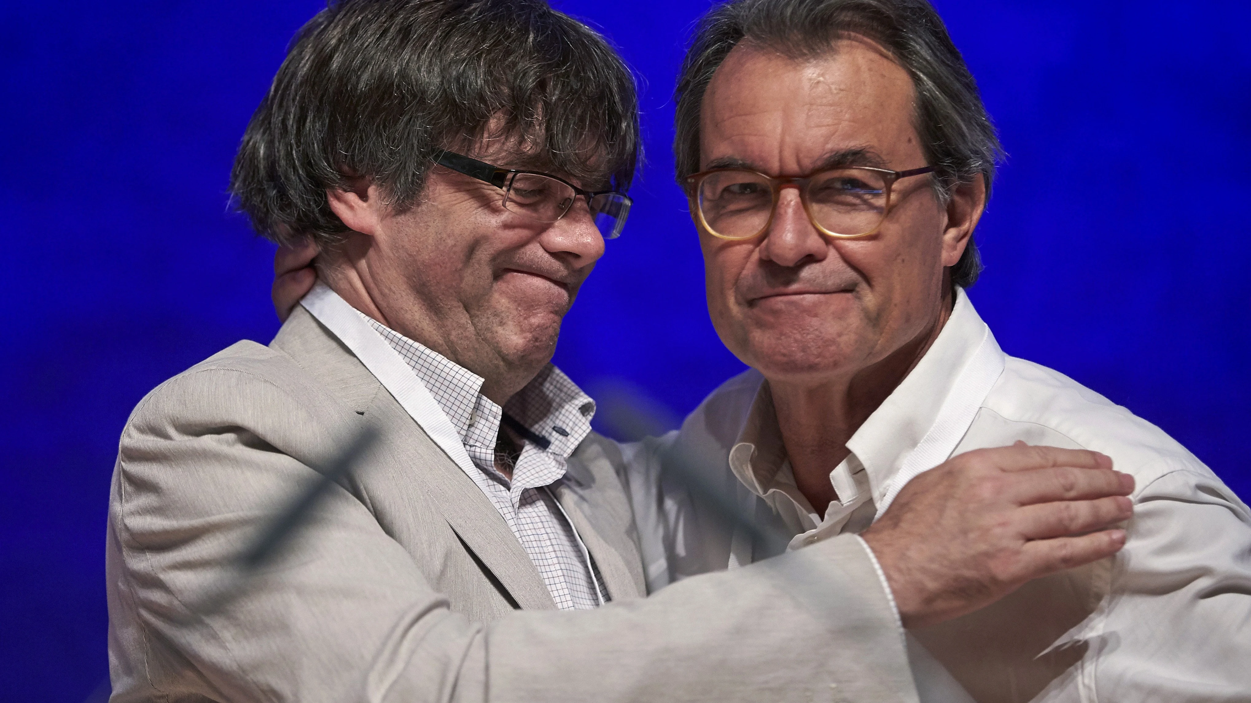 Carles Puigdemont y Artur Mas