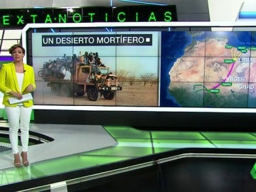 La ruta de los migrantes de camino a Libia La ruta de los migrantes de camino a Libia