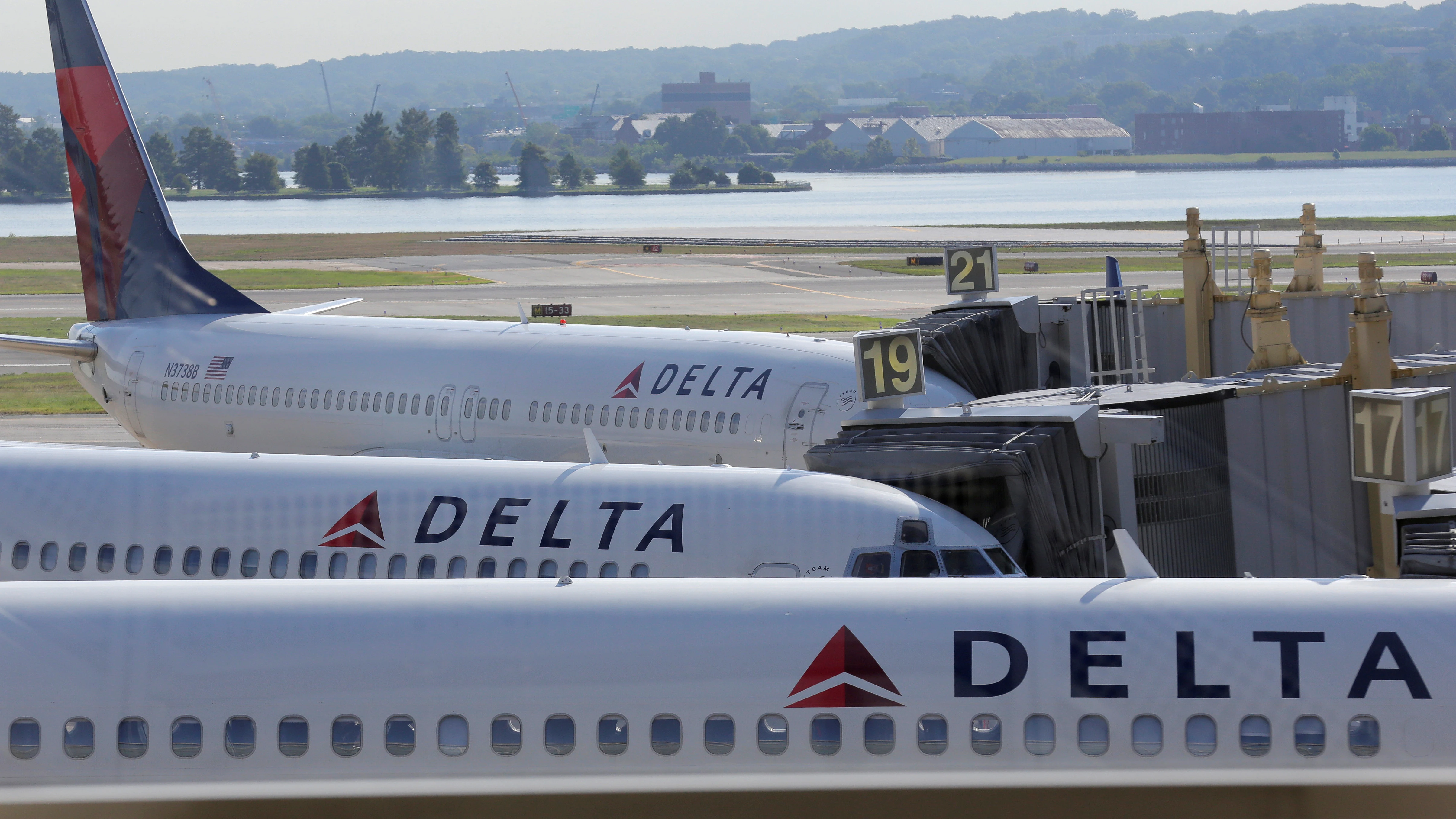 Un avión de la aerolínea Delta