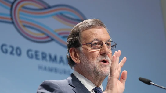 El presidente del Gobierno, Mariano Rajoy Rajoy contesta a Puigdemont en la cumbre del G20