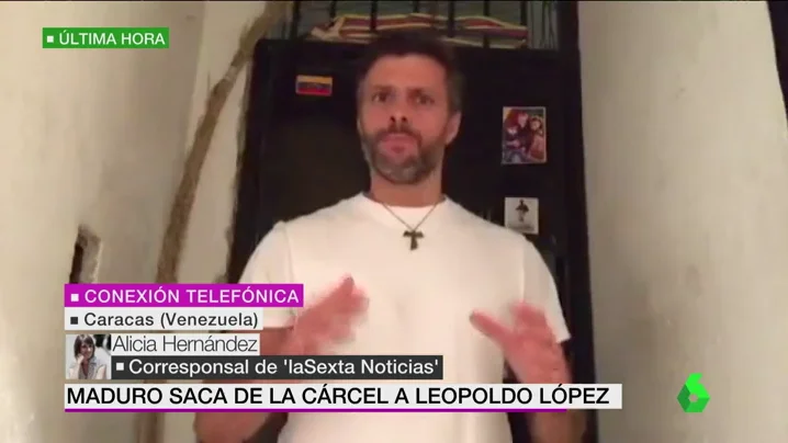 Alicia Hernández, sobre la salida de prisión de Leopoldo López Alicia Hernández, sobre la salida de prisión de Leopoldo López