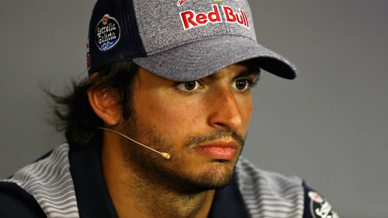 Sainz, ante los medios Sainz, ante los medios