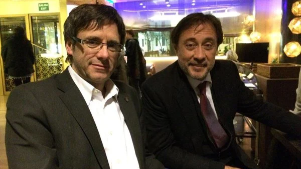 Agustí Benedito, con Puigdemont