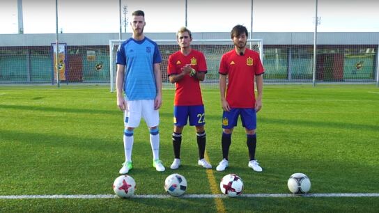 De Gea y Silva en el reto del larguero