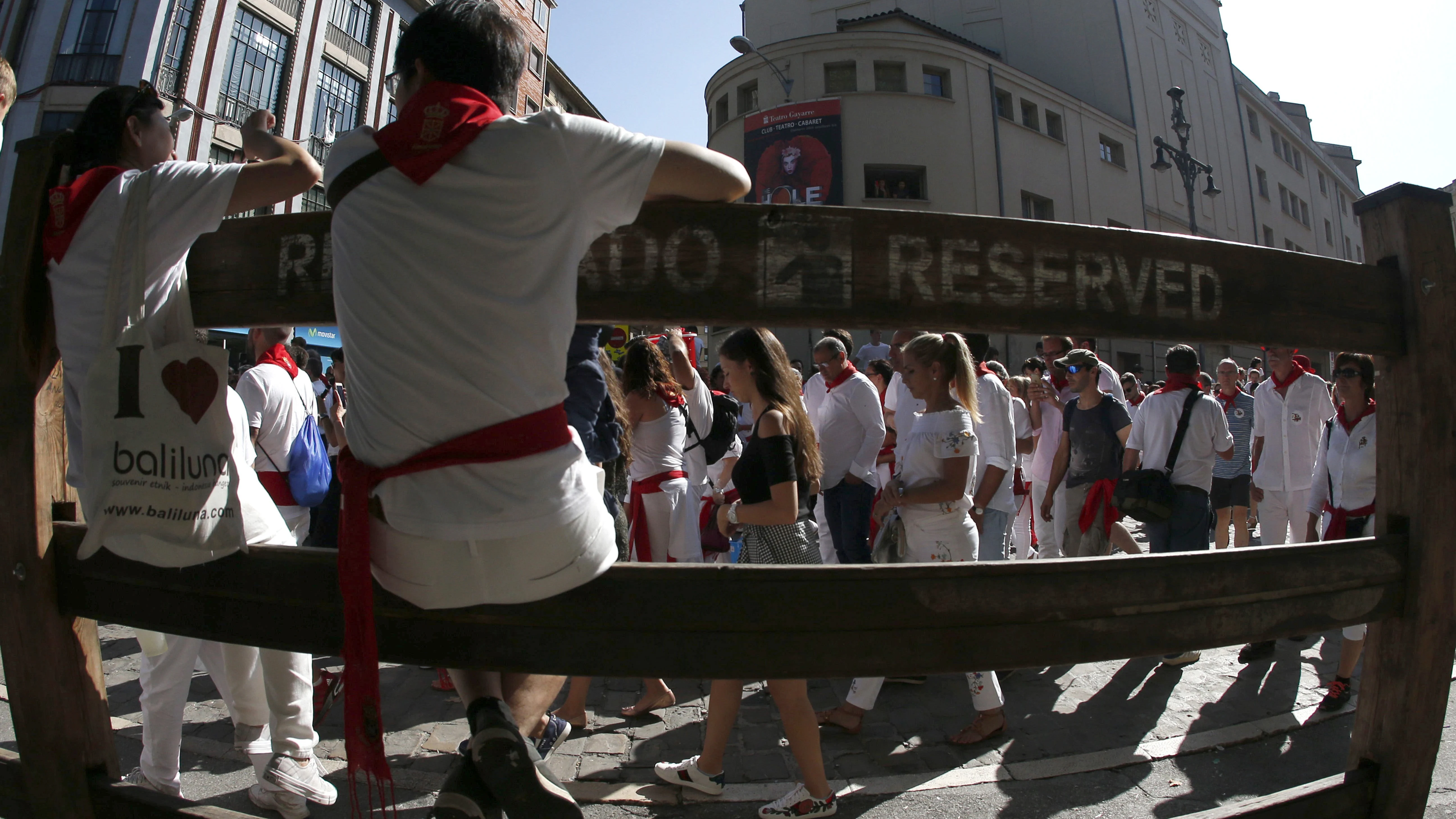 Ambiente en San Fermín.