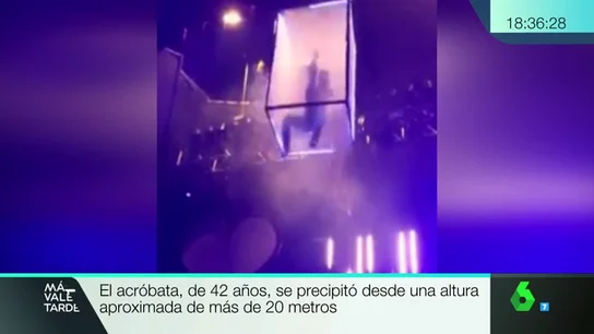 El acróbata Pedro Aunión ya había realizado el número que le costó la vida: así actuó con éxito en otra ocasión El acróbata Pedro Aunión ya había realizado el número que le costó la vida: así actuó con éxito en otra ocasión