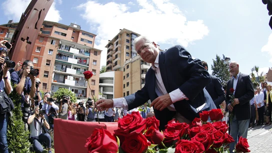 Homenaje a Miguel Ángel Blanco en Ermua Homenaje a Miguel Ángel Blanco en Ermua