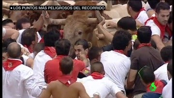 Embudo en el callejón de San Fermín