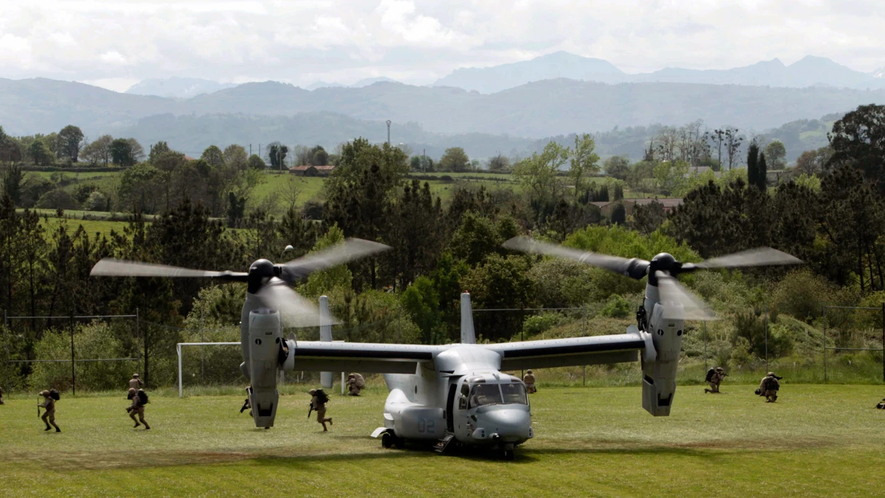 Avión militar de los marines de Estados Unidos