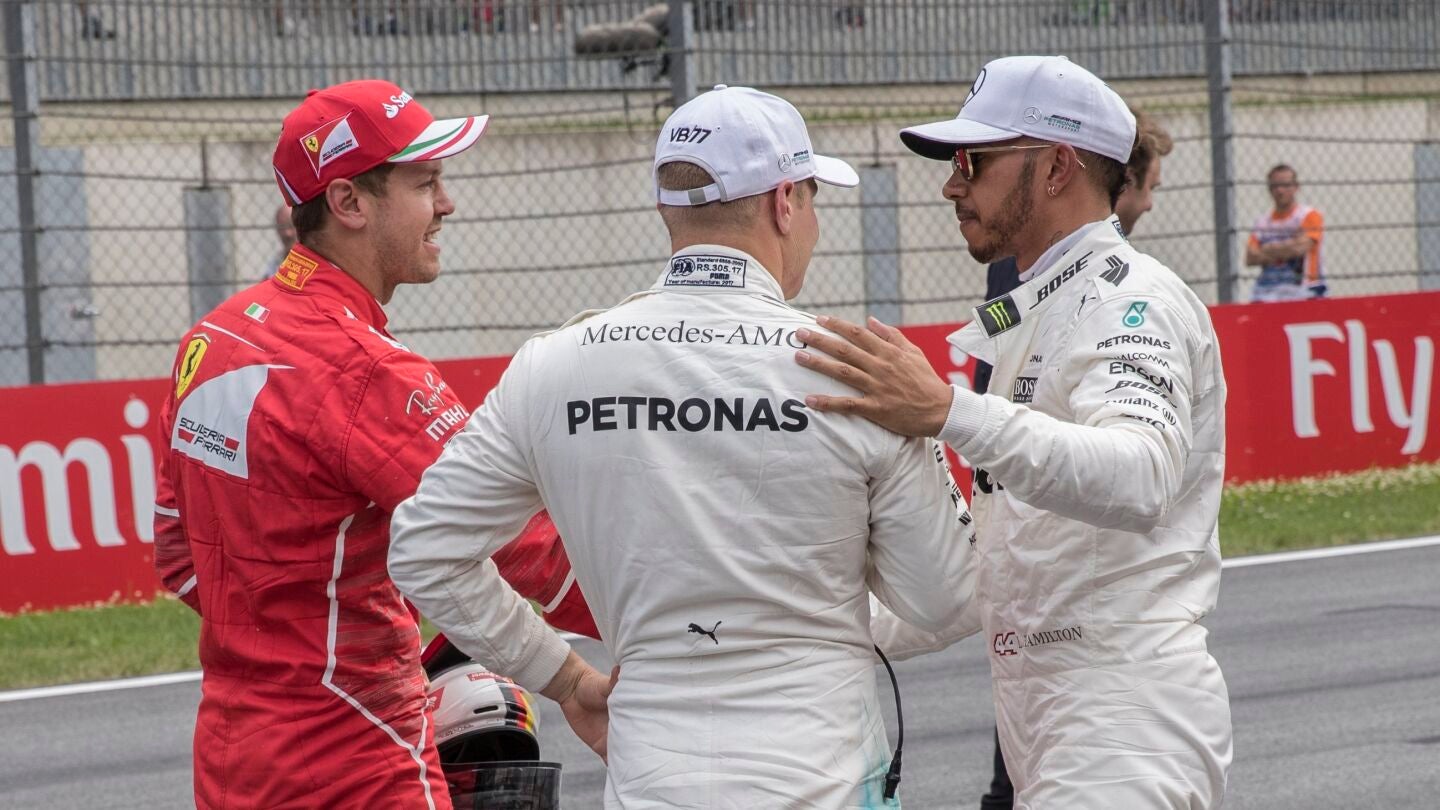 Vettel y Hamilton, en el trazado de Spielberg