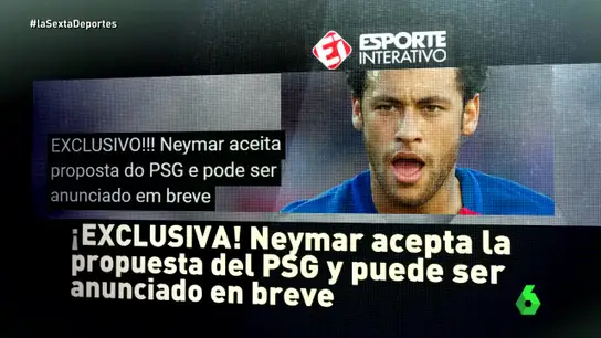 Neymar habría aceptado la oferta del PSG Neymar habría aceptado la oferta del PSG