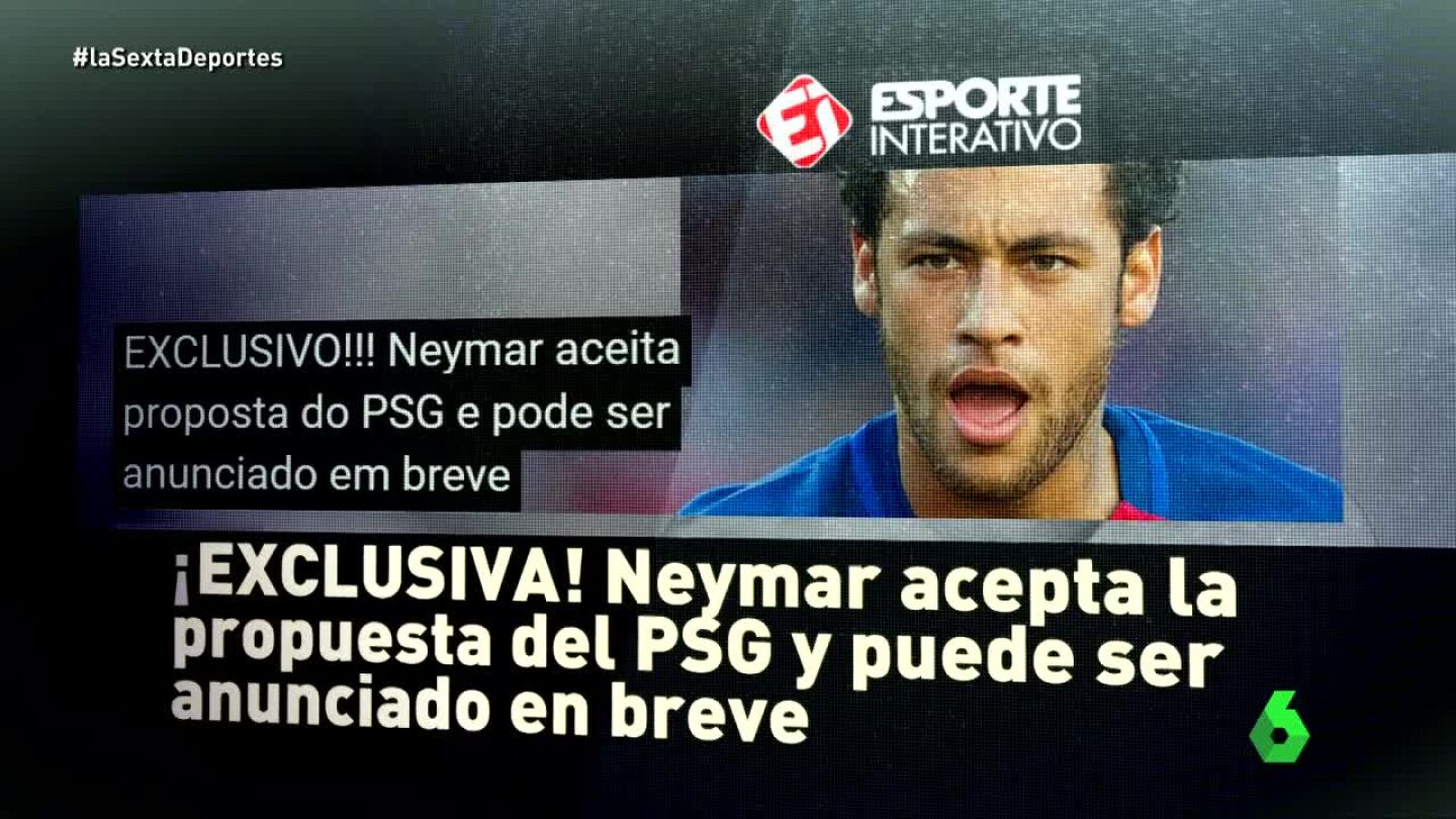 Neymar habr&iacute;a aceptado la oferta del PSG