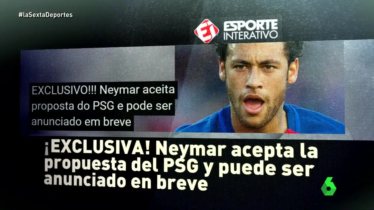 Neymar habría aceptado la oferta del PSG Neymar habría aceptado la oferta del PSG