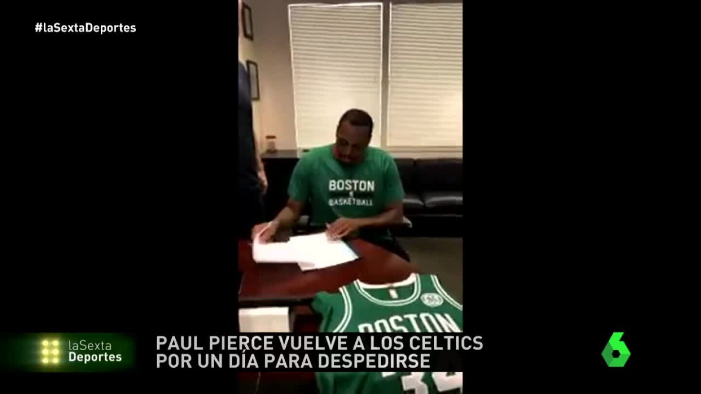 Paul Pierce hacer realidad su sue&ntilde;o de retirarse con los Celtics