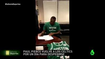 Paul Pierce hacer realidad su sueño de retirarse con los Celtics