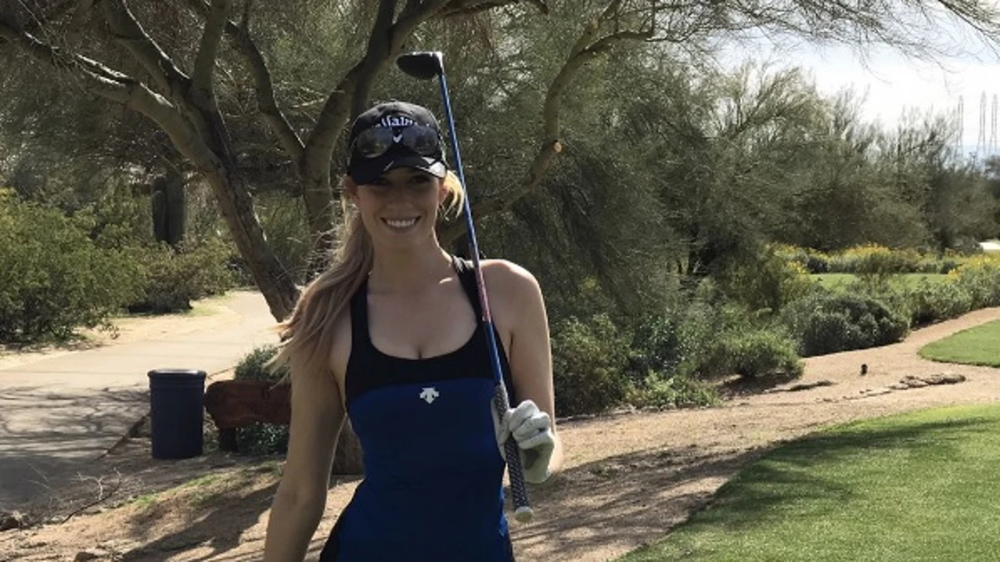 La golfista Paige Reene, en una fotografía subida a su Instagram La golfista Paige Reene, en una fotografía subida a su Instagram