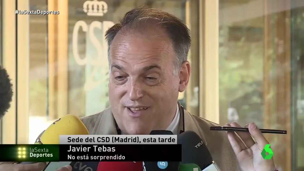 Javier Tebas, presidente de LaLiga