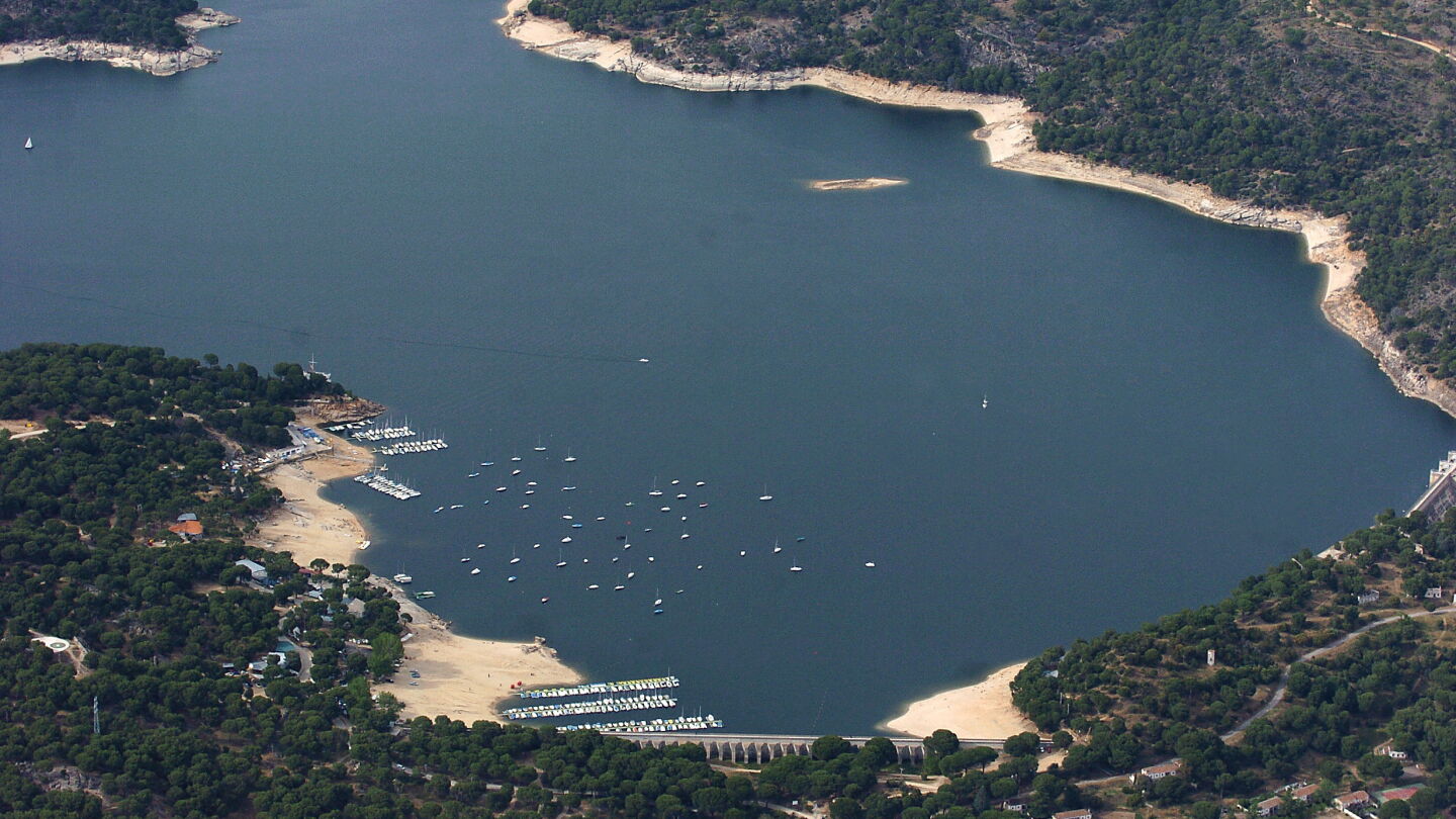 Pantano de San Juan, en Madrid