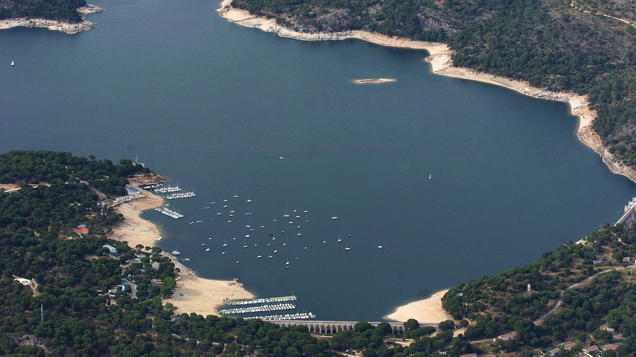 Pantano de San Juan, en Madrid