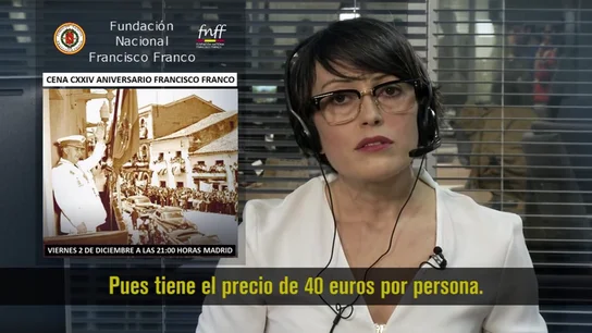 Thais Villas, 'apuntada' a la cena-homenaje de la Fundación Francisco Franco Thais Villas, 'apuntada' a la cena-homenaje de la Fundación Francisco Franco
